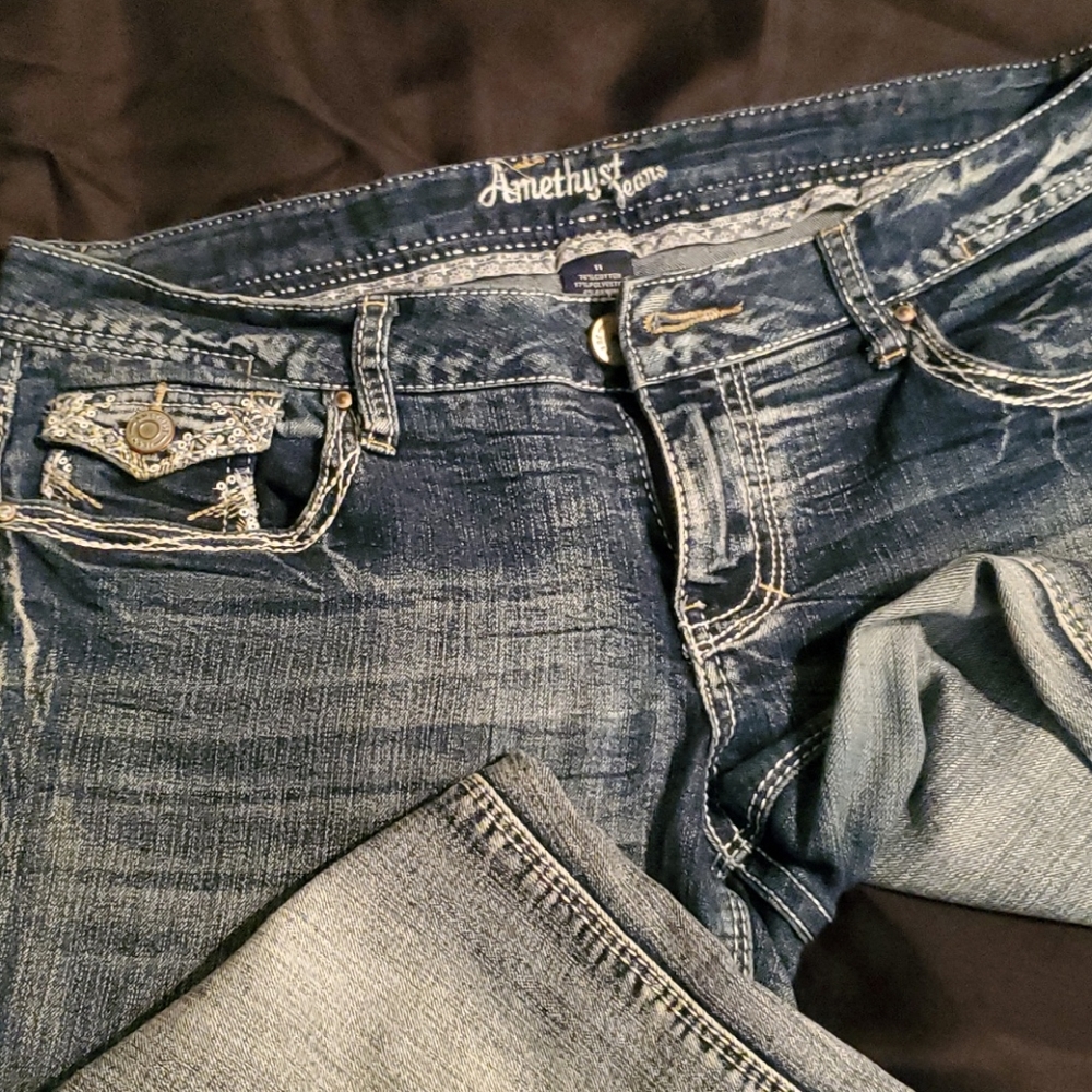 Amethyst Jeans Capri
